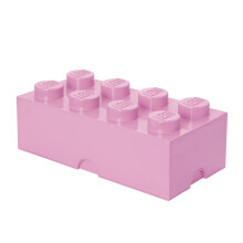LEGO Lichtpaarse Opbergdoos Steen 8 DIF