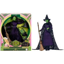 Mattel Universal Wicked Deluxe Elphaba modepop en accessoires Film-ge?spireerde look met gevlochten haar en beweeglijkheid