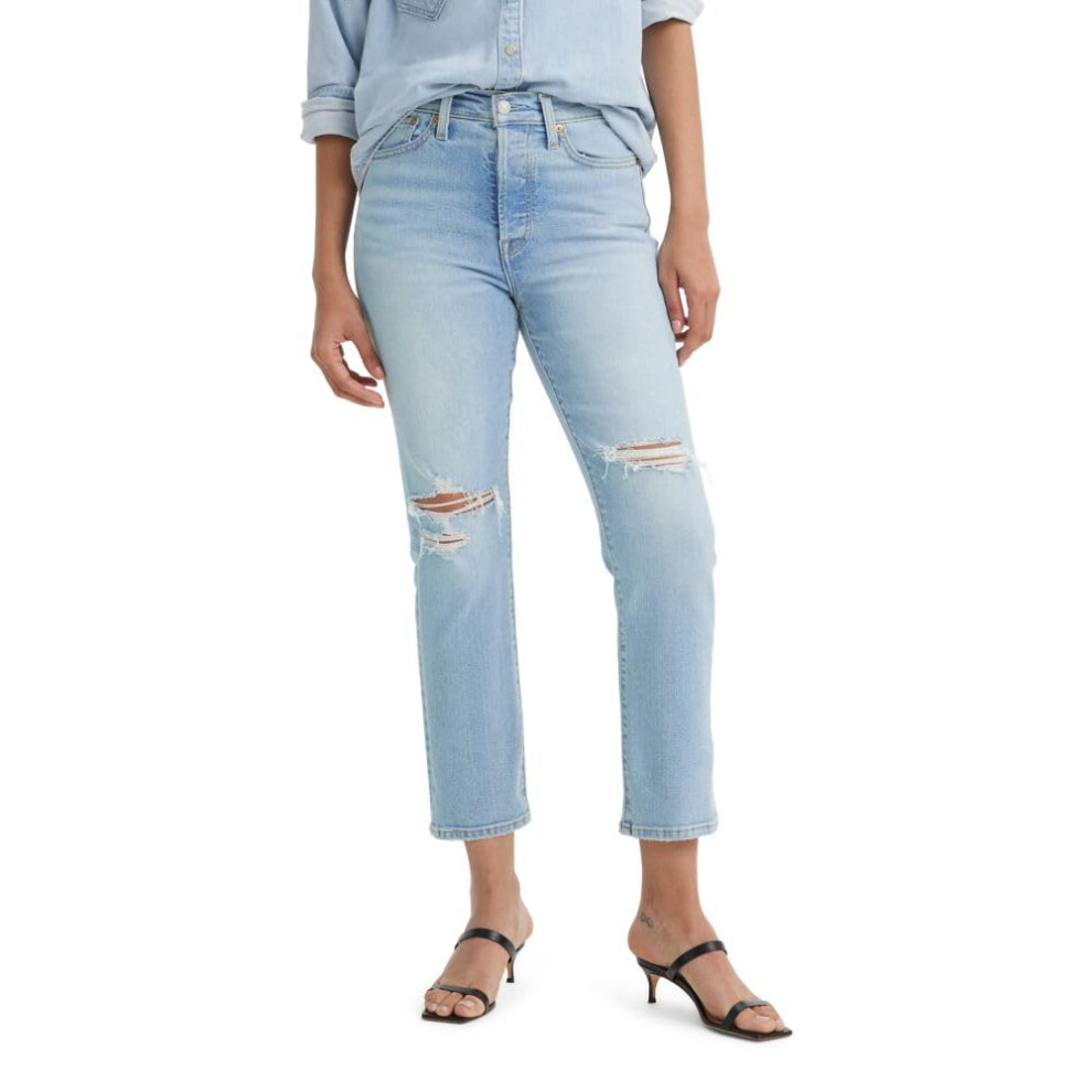 Levi's Women's Wedgie Straight Jeans  (New) Struck by Lightning