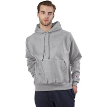 Swever con capucha de tejido de reverso - Oxford Gray - M (D0102H7DC62)