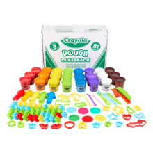 Crayola Assorted Klei Classpack met Gereedschap, 8 Kleuren, Kunstbenodigdheden, Meer dan 100 Stukken