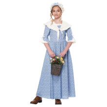 California Costumes Colonial Village Girl Kinderkostüm Medium