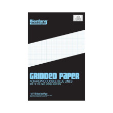 Bienfang Designer Grid Paper Pad 8x8 dwarsdoorsnede 11 x 17 inch 50 vellen