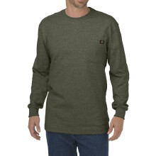 Dickies miesten pitkhihainen Heavyweight Crew Neck T-paita Moss Green Large US