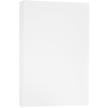 JAM PAPER Ledger 88lb Karton  11 x 17  Tabloid-Einband  237 g/m  Bright White Wove Strathmore  25 % Baumwolle  50 Blatt/Packung