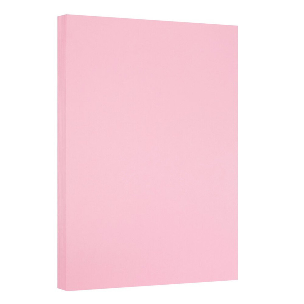 Jam Paper Vellum Bristol 67Lb Karton - 11 X 17 Ledger Size Coverstock - 147 G/M - Pink - 50 Tabloid-Bl Tter/Packung-image