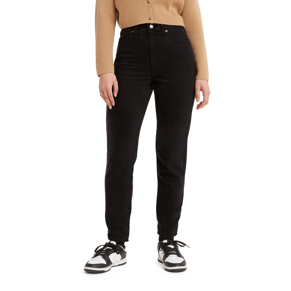 Levi's Women's High Waisted Mom Jeans (Also Available in Plus)  Flash Black  24 Regular