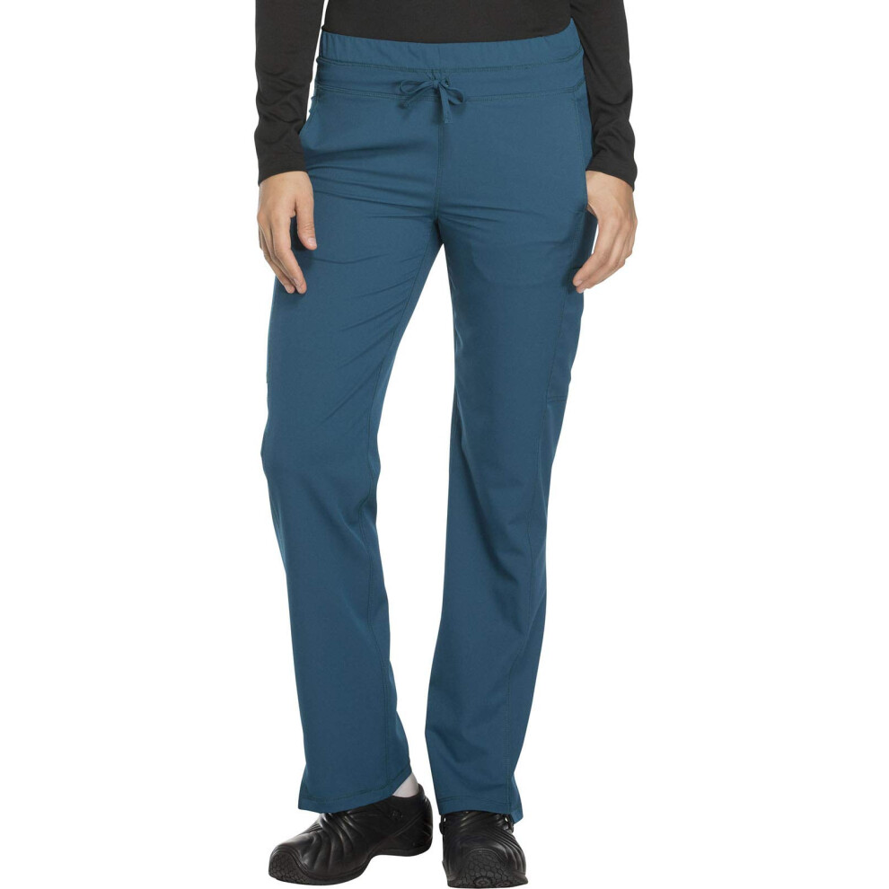 Dynamix Scrubs for Women  Drawstring Cargo Pants for Women Plus Size DK130T  2XL Tall  Caribbean Blue