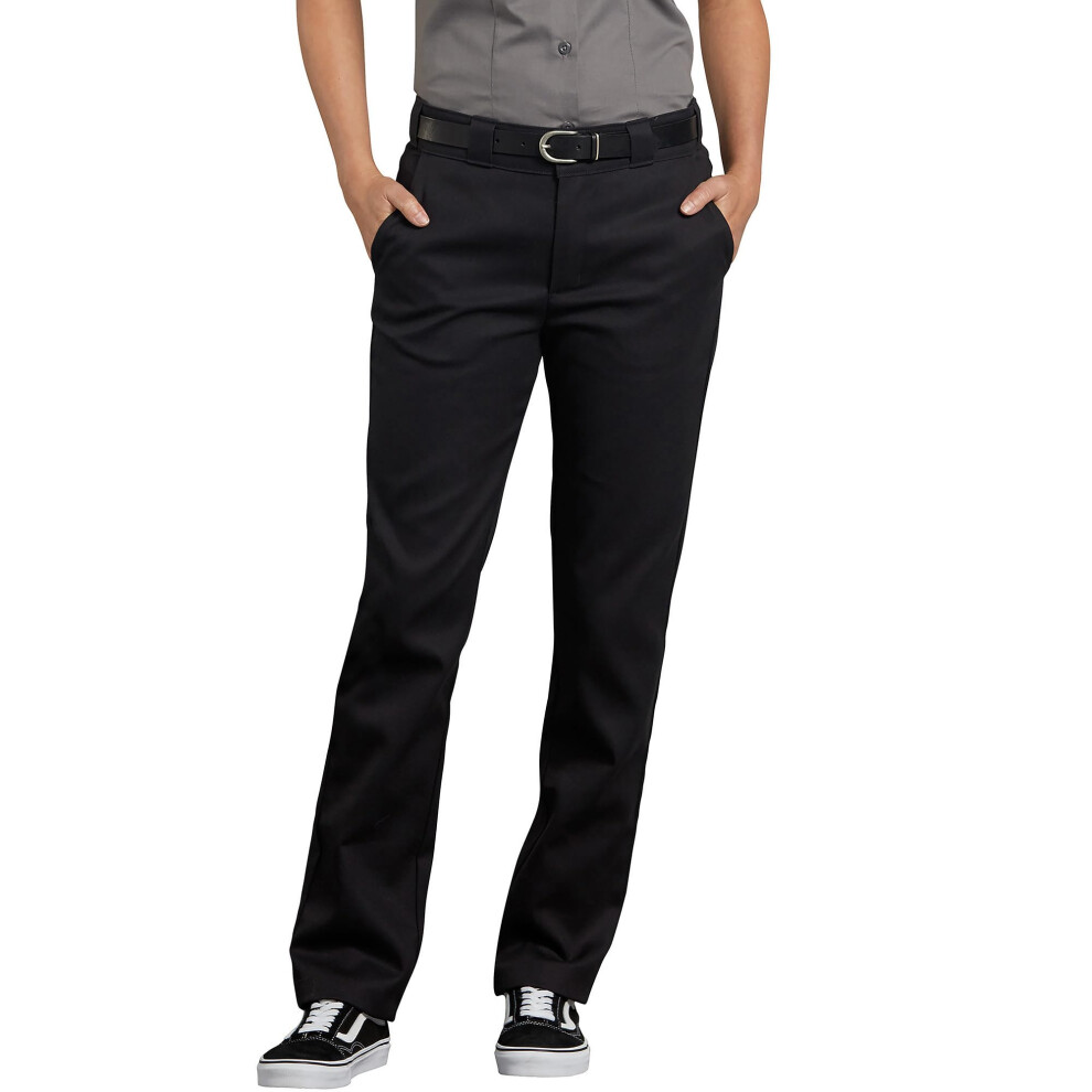Dickies Women's Flex Slim Fit Work Pants Black 16
