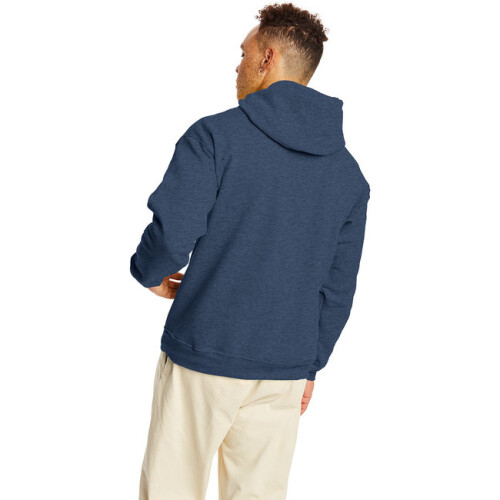 Hanes EcoSmart – Pullover-Kapuzenpullover. P170 – [Heather Navy] 1