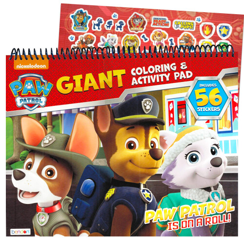 Paw Patrol Χρωματιστό και Δραστηριότητας Γιγάντιο Πατάκι - Jumbo Χρωματιστό Βιβλίο