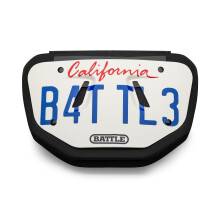 Battle California Plate Chrome Football-R ckenplatte Erwachsene