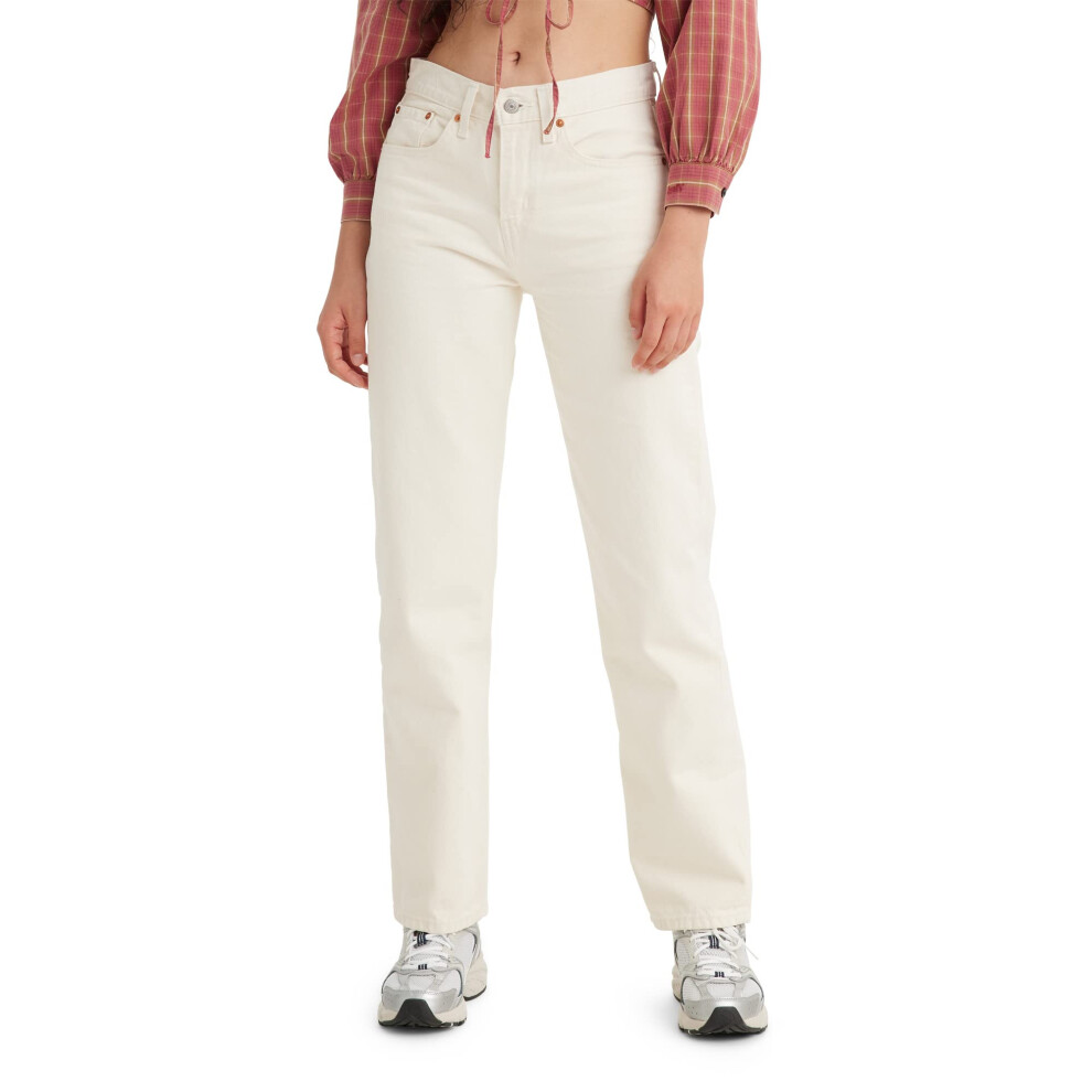 Levi's Women's Low Pro Jeans  (New) White Stonewash  32