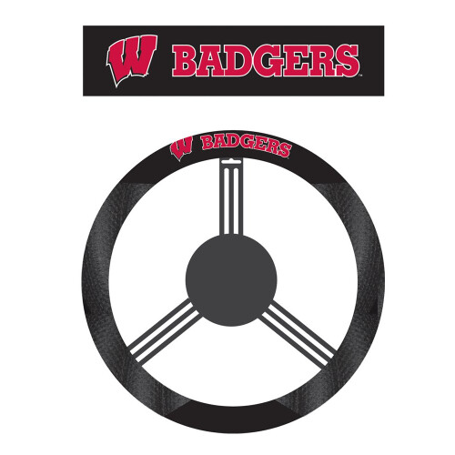 NCAA Wisconsin Badgers polysuede stuurhoes