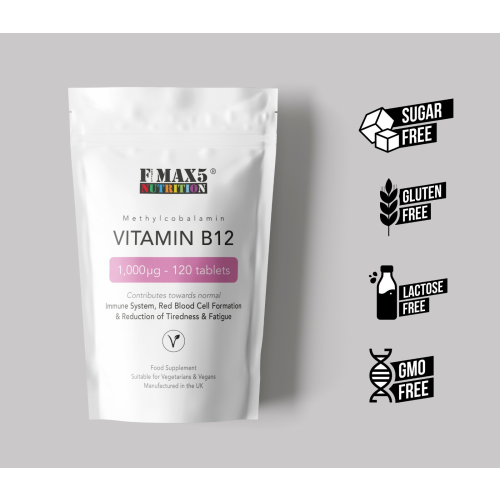 Vitamin B12 Methylcobalamin 1000mcg - 120 Tablets - Reduces Tiredness 2