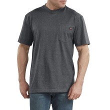 Dickies heren Korte Mouw Heavyweight Heathered Crew Neck Tee Big T Shirt, Charcoal Grijs Heather, 3X-Large Big Tall