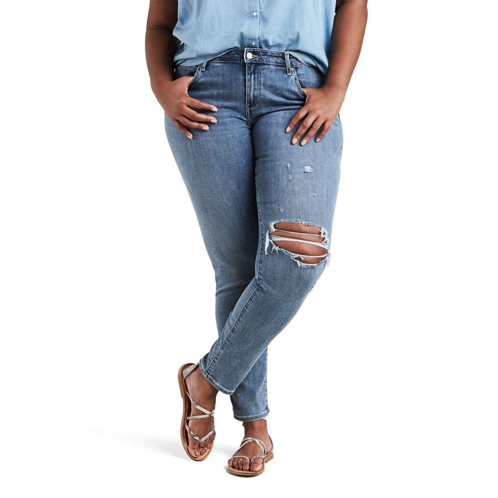 Levi's Women's Plus Size 711 Skinny Jean  Outta Time  37 (US 20) S