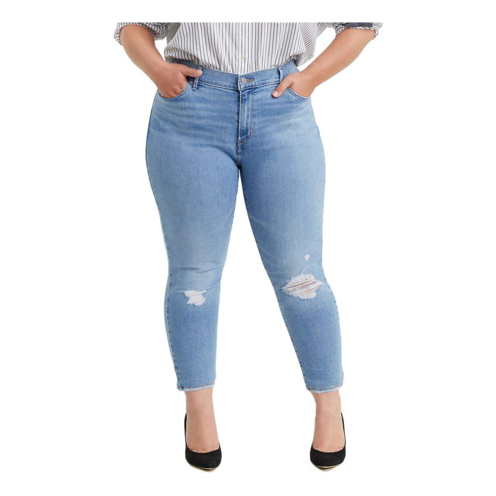 Levi's Women's Plus Size 711 Skinny Jeans  Azure Ray  39 (US 24) M