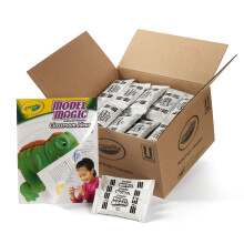 Model Magic Modeling Compound,1 oz Packs, 75 Packs, White, 6 lbs 13 oz