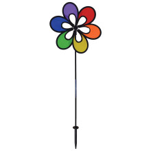 In the Breeze 2684 12 Pouces Spinner Coloré pour Jardin, 12" Rainbow Windee Wheelz