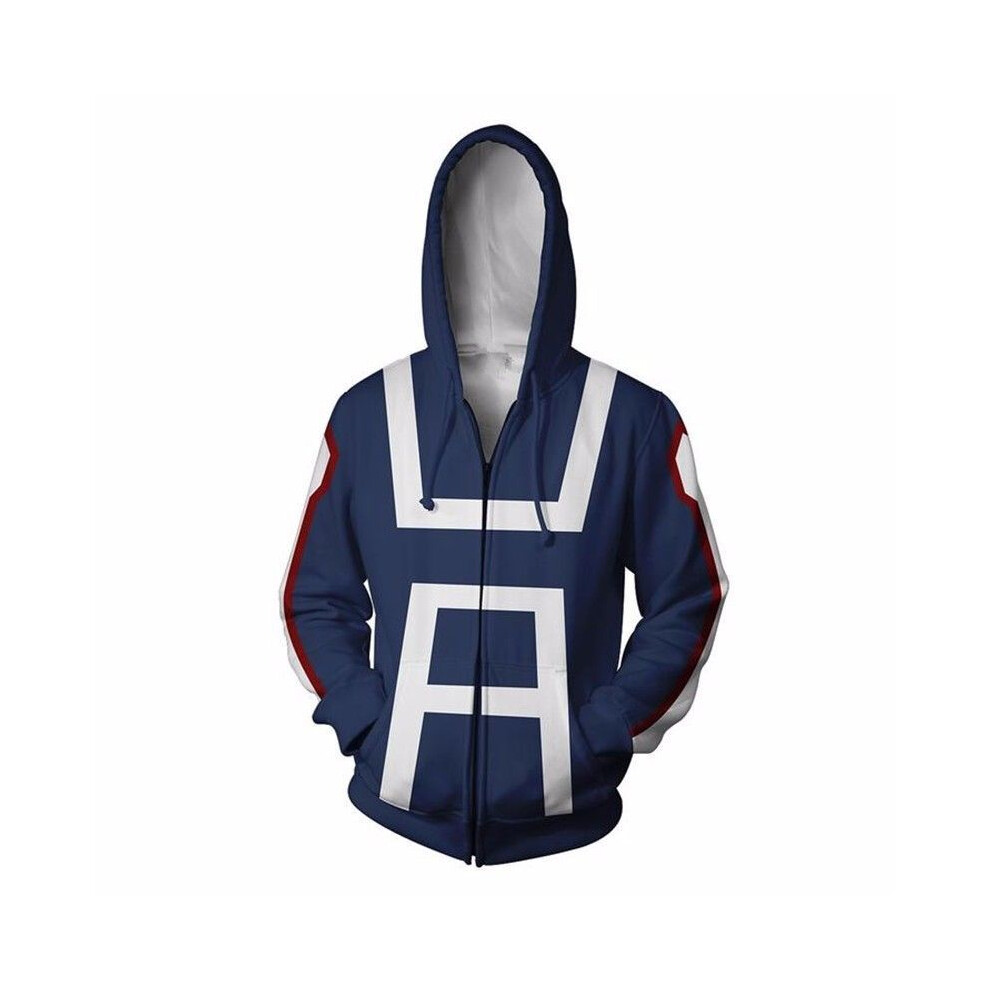 (4XL=US 2XL)Sweat à capuche zippé My Hero Academia Boku No Hero Academia Kohei Horikoshi