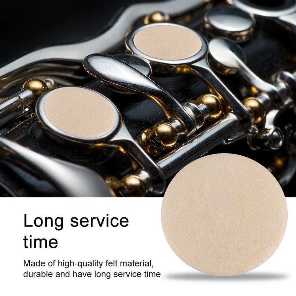 17 Pcs Quality Durable Clarinet Pad Set Clarinets Repair Parts Replacement Accessories