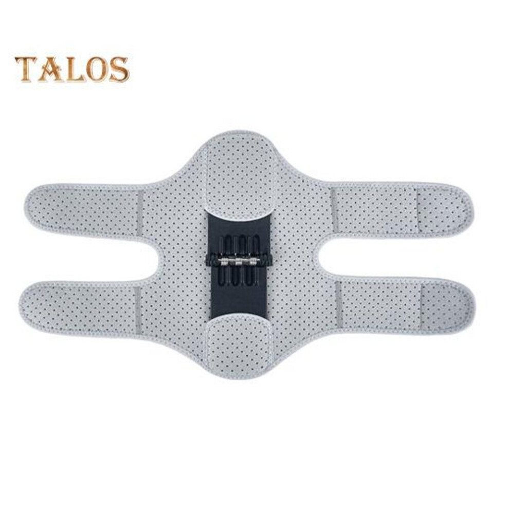 (grey) Knee Assistive Device Knee Protection Booster Brace Breathable Joint Support Spring Stabilizer Sports Knee Pads For Running Hiking