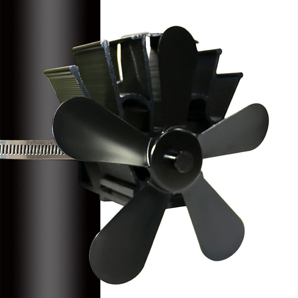 5-Pack Heat Powered Fan for Wood Stove, Log Burner, and Fireplace, Efficient Air Circulation