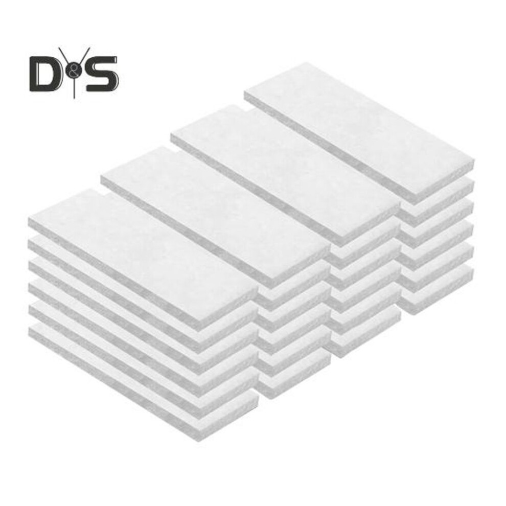 (as the picture, 24PCS) 5/24Pcs Tabletop Fire-Pit Ceramic Wool Wicks Heat-Resistant Safe to Use Long-Lasting DIY Table Top Fire-pit Sponge Cotton Cores