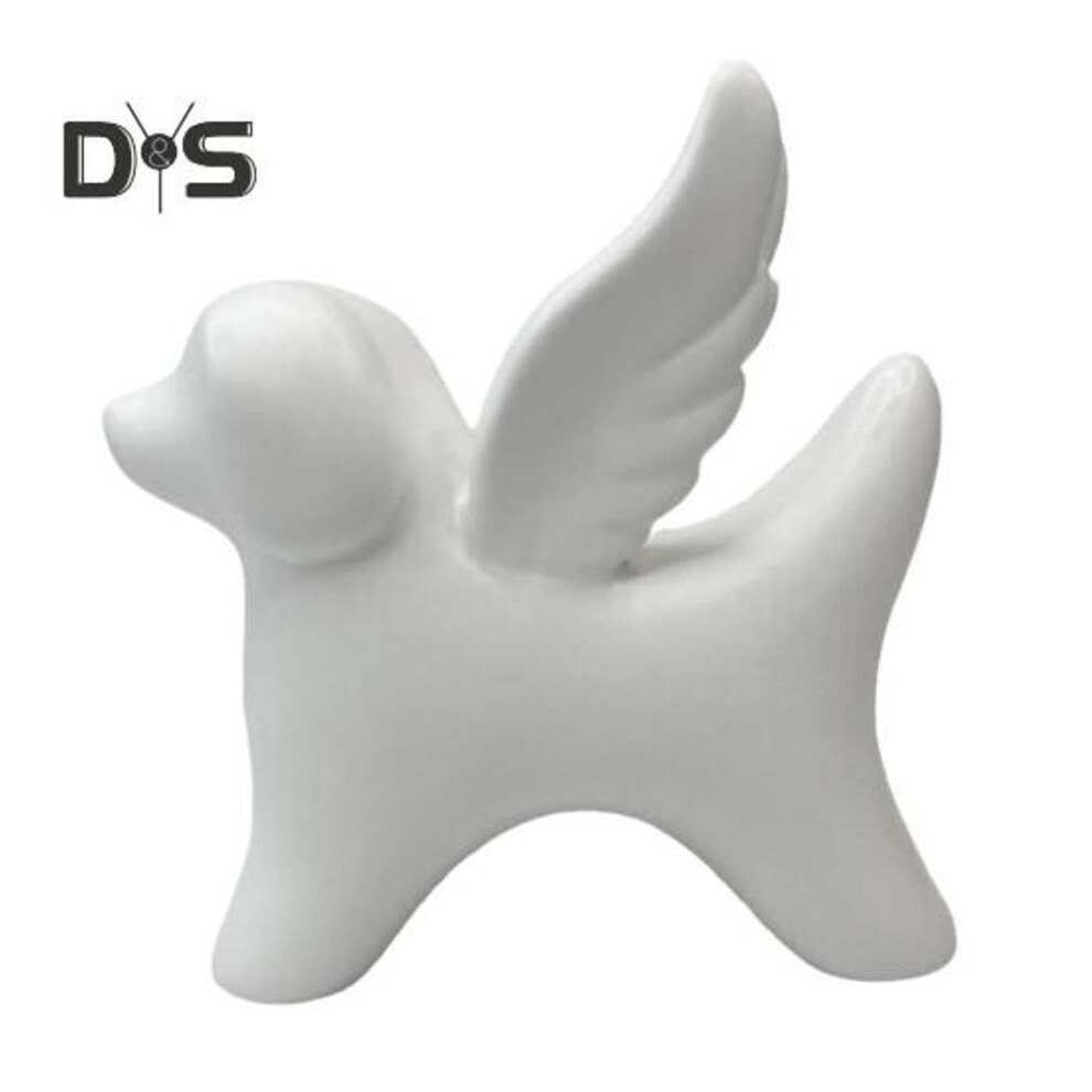 Dog Angel Figurine Memorial Puppy Statue with Wings Resin Dog Angel Sculpture for Loss of Dog Sympathy Gift Garden And Home Indoor Decor