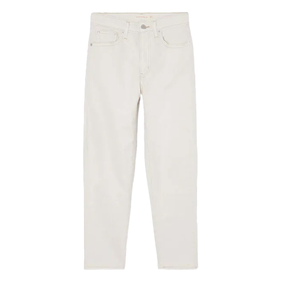 (26XS, White) Levis Womens/Ladies High Waist Mom Jeans