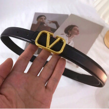 (Retro Black)Cintura donna senza tempo ispirazione vintage lettera V in vita per abiti capospalla e