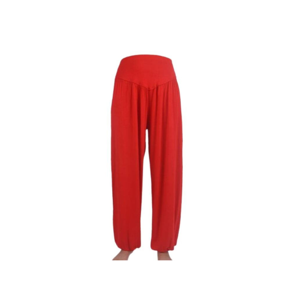 (Red,L)Pantalon de yoga fermé forme lanterne danse ample exercice vêtements sport