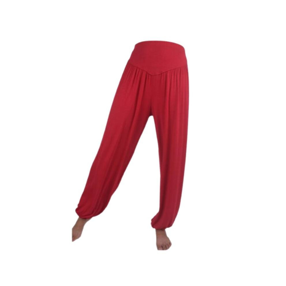 (Wine Red,XL)Pantalon de yoga fermé forme lanterne danse ample exercice vêtements de sport