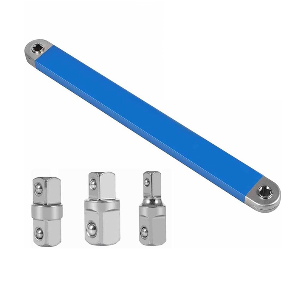 Offset Extension Wrench,15Inch Multifunctional Tight Reach Wrench, Carbon Steel Impact-Ready Socket Wrench Tool-image-OPC-PH79NPD-NEW