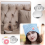 100 Sets Cover Button Kit with Tools,Fabric Making Kit,Fabric Cloth Covered Flat Back Buttons Maker,B 4