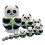 Muñecas apilables de 10 capas, diseño de panda, matrioska 1