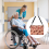 Polyester Cloth Printed Wheelchair Bag Electric Walker Accessory 4