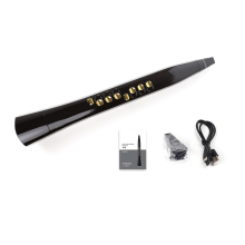 Mini saxofoon, digitaal blaasinstrument, elektronisch instrument met 94 tonen, ingebouwde 20W HiFi-luidspreker met LED-display