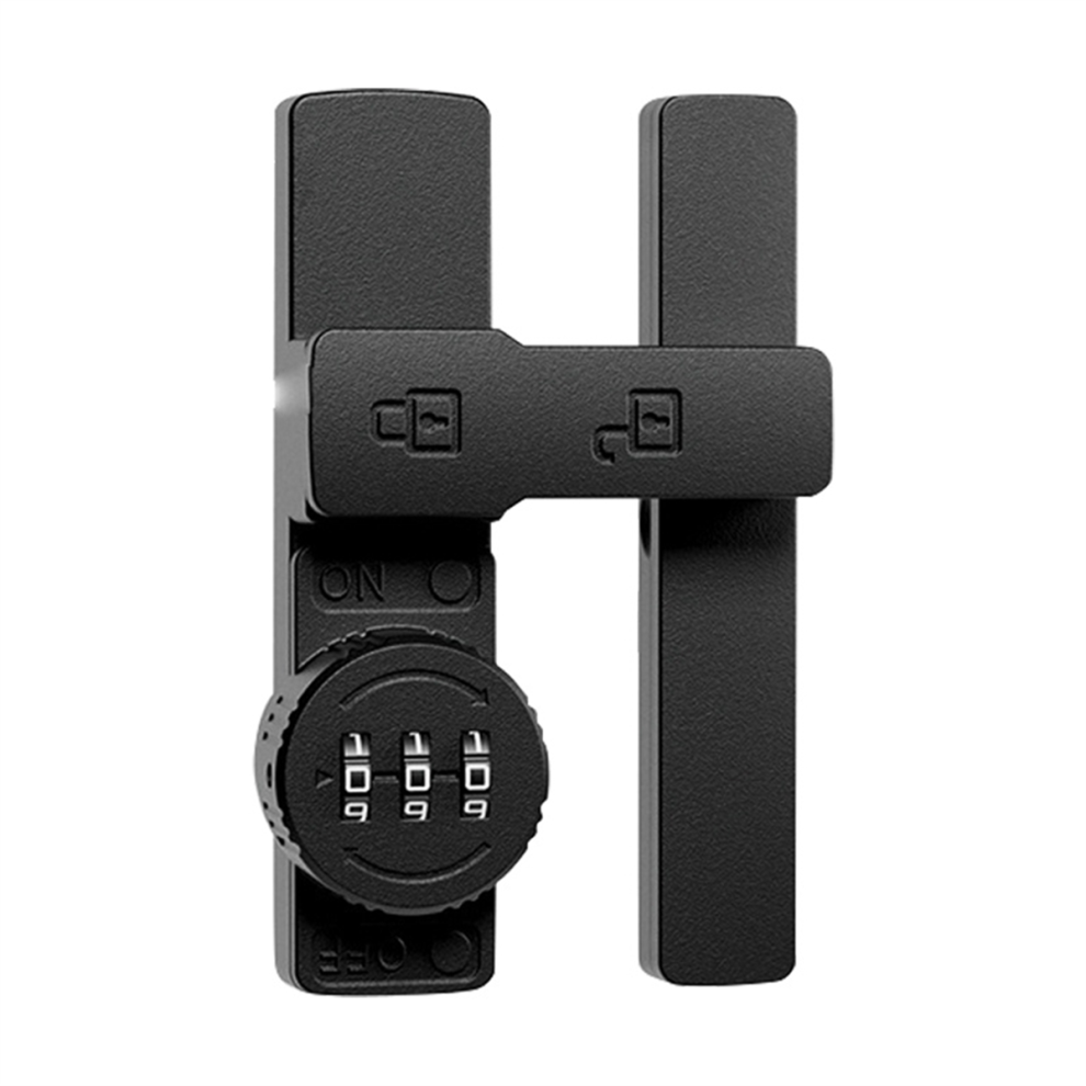 Door Latch 180 Degrees Sliding Lock Password Interior Bolt Free-Punch Anti-Theft A 4853482254654