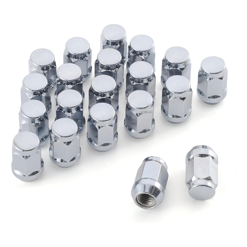 M14x1.5 Wheel Lug Nuts, One-Piece Design Bulge Acornchrome Nuts 4853482255897