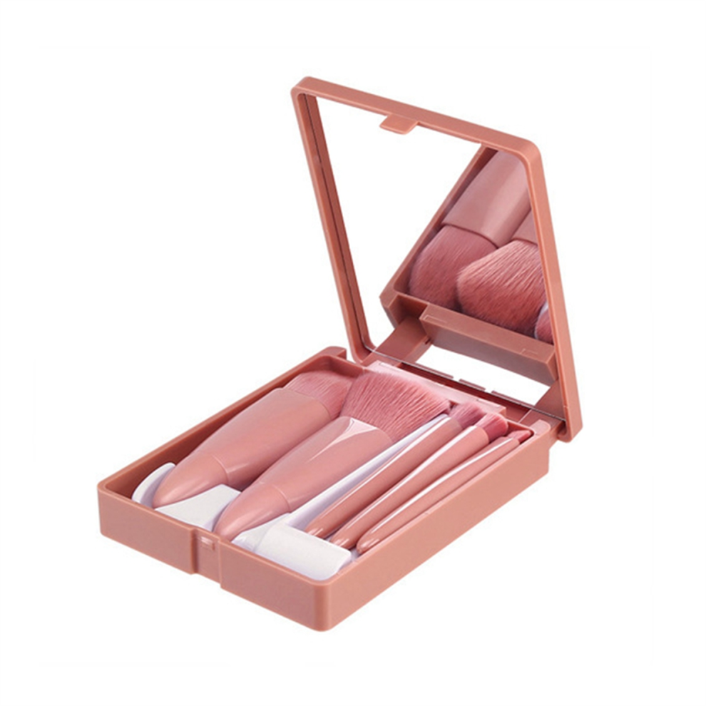 Jojomino Portable Makeup Brush Set For Cosmetics Foundation Blush Powder Eyeshadow Blending Beauty Tool