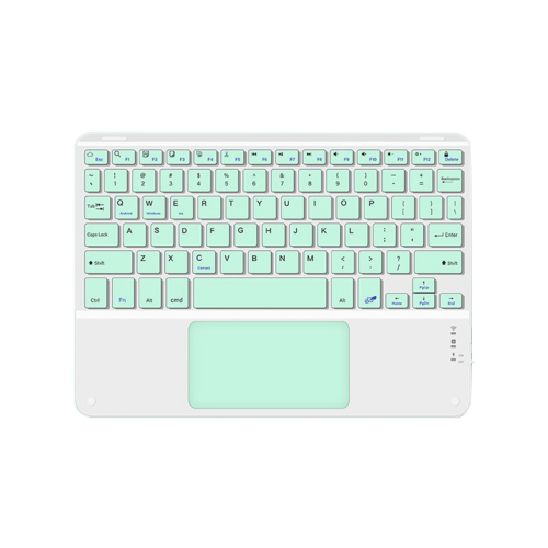 Πληκτρολόγιο Bluetooth με touchpad 10 ιντσών, συμβατό με iPadOS, Android και IOS, Αγγλικό πράσινο 2