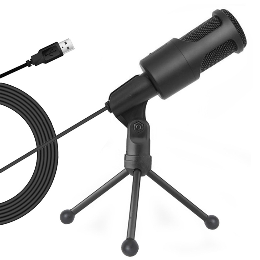 Pc Usb Microphone, Podcast Condenser Microphone With Foldable Tripod For Streaming, Gaming, Podcasting, Recording,Laptop 4853482263496