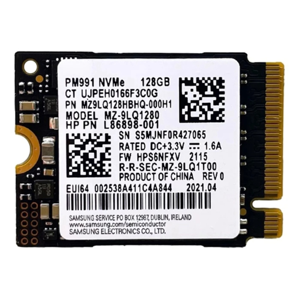 PM991 128G 2230 PCIE3.0 Nvme Ssd Ad Alta Velocità Per Laptop, Tablet, Scheda Di Archiviazione, Disco Rigido