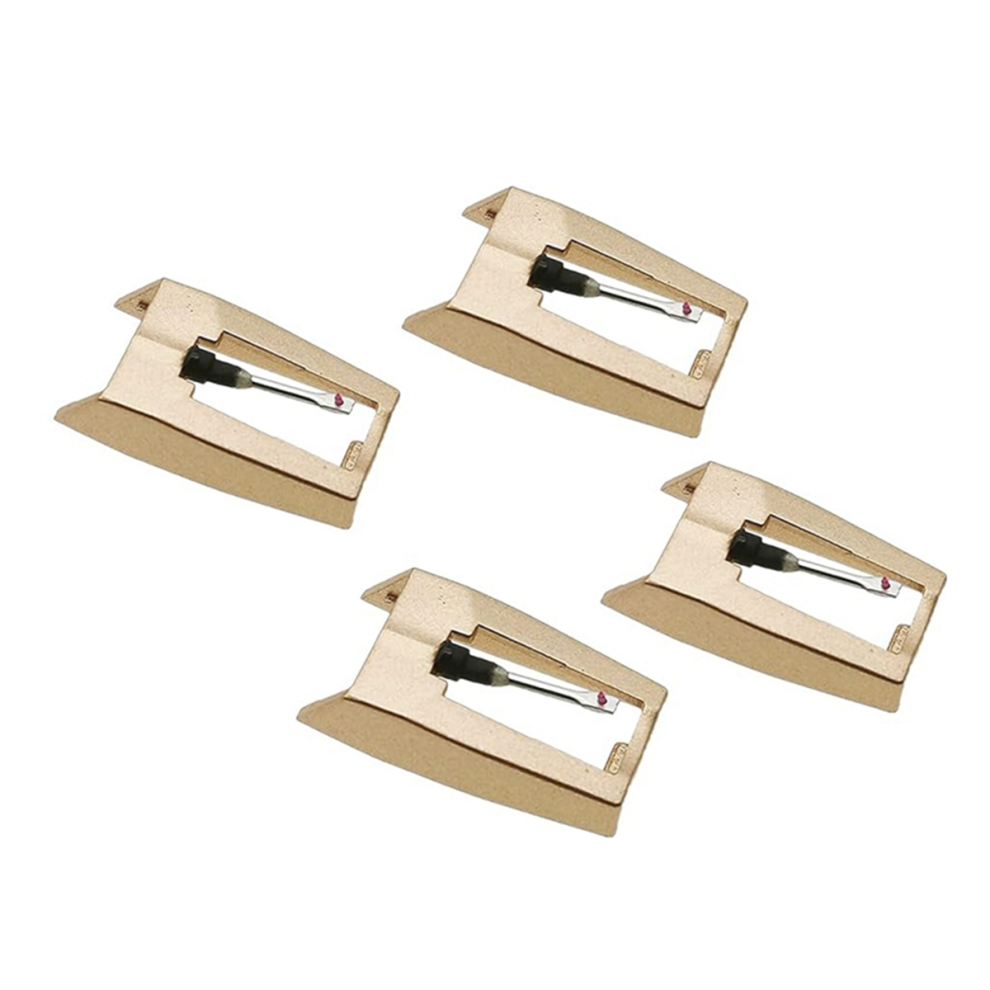 4Pcs Record Player Needle, Upgraded Needles Stylus Replacement For Turntable Golden 4853482265223
