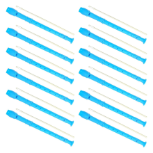 12 Pack 8 Hole Soprano Recorders Descant Flute with Cleaning Rod German Style for Beginner Graduation or Back to School