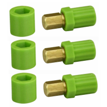 Pack of 3 Repair Kits Shear Shaft Coupler Roller Attachment Plastic Material for Stand Mixer Noodles Machine