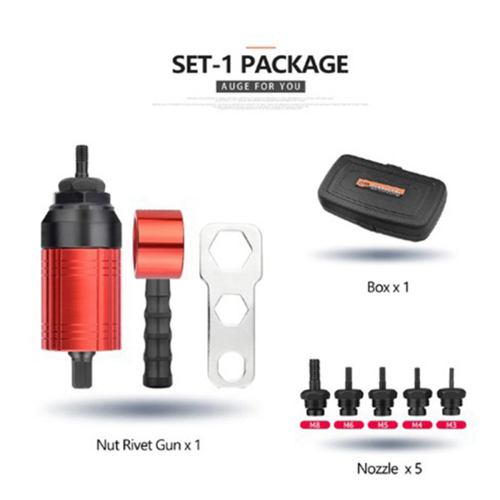 Detachable Manual Electric Rivet Nut Tool Conversion Accessorie Hand Set Pneumatic Machine 2