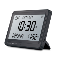Azan Clock Automatic Worldwide Digital 8 Prayer Sounds Islamic Wall and Desk D